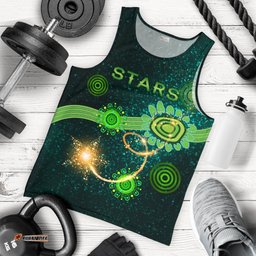 Melbourne Galaxy Men Tank Top Stars Indigenous