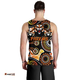 Wests Men's Tank Top Rugby - Tigers Indigenous