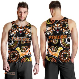 Wests Men's Tank Top Rugby - Tigers Indigenous