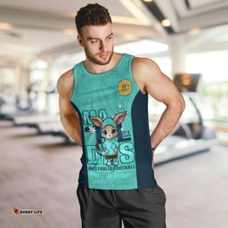 Custom Matildas Men Tank Top Australian Cute Mascot Unique Turquosie Version