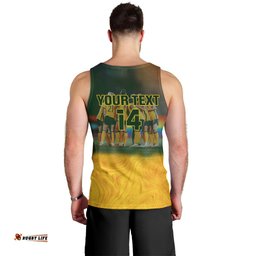 Custom Matildas Pride Men Tank Top LGBT Kangaroo Australian Proud