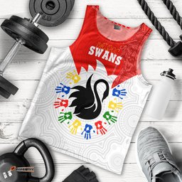 (Custom Personalised) Swans NAIDOC Week Men Tank Top Sydney Special Style