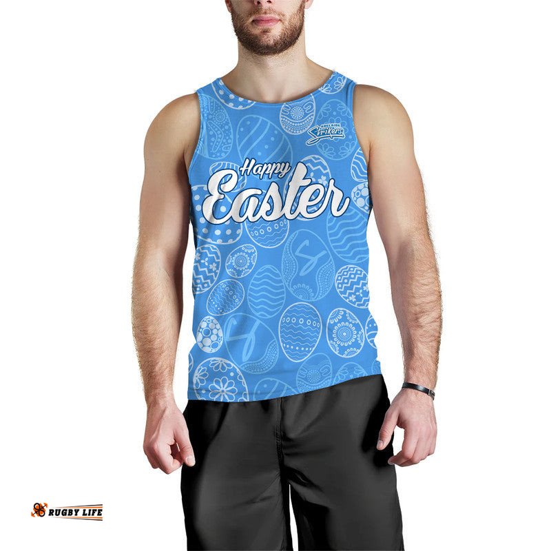(Custom Personalised) Adelaide Strikers Cricket Happy Easter Day Men Tank Top Simple Style