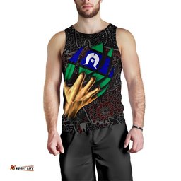 Aboriginal Men's Tank Top - Torres Strait Blood In Me