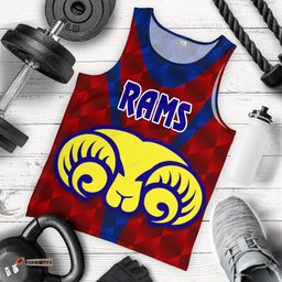 Adelaide Men's Tank Top Rams Merino Original - Red