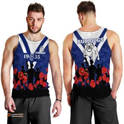 Canterbury-Bankstown Bulldogs Anzac Day Camo Men Tank Top -