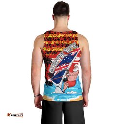 Australia Surfing Christmas Men Tank Top Catch The Wave