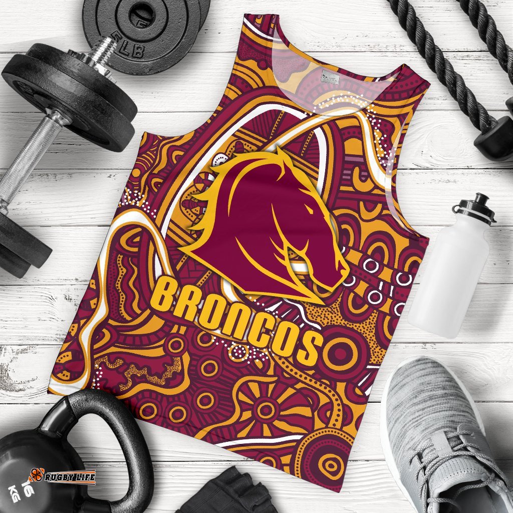 Broncos Rugby Men's Tank Top Indigenous