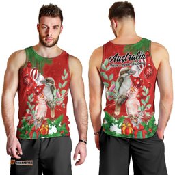 Kookaburra Lover Men Tank Top Australia Koalaty Merry Christmas Aboriginal