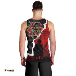 Anzac Day Camouflage Men Tank Top Ode of Remembrance