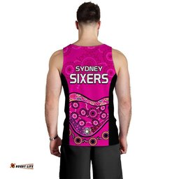 Sixers Cricket Men Tank Top Sydney Aboriginal