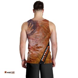 Men's Tank Top - Handprint with Kangaroo Logo