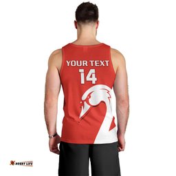 Personalised Sydney Swans Football Men Tank Top Go Swannies Sporty Style