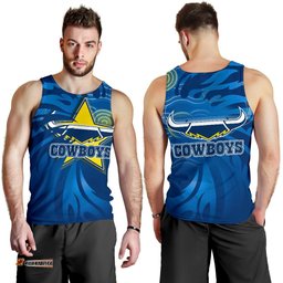 Cowboys Fire Men's Tank Top North Queensland