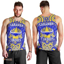 Laramba Cowboys Football Club Men Tank Top Indigenous Style