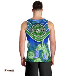 (Custom Personalised) Torres Strait Islanders Men Tank Top Dhari Australian Aboriginal Art