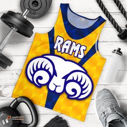 Adelaide Men's Tank Top Rams Merino Original - Yellow