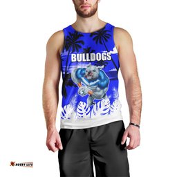 NRL Bulldogs Men Tank Top Summer Vibe Style