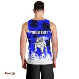 NRL Bulldogs Men Tank Top Summer Vibe Style