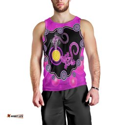 Aboriginal Lizard Men Tank Top Attracted Australia Version Purple