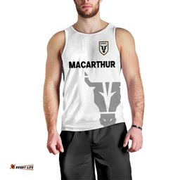 (Custom Personalised) Macarthur Pride Men Tank Top -
