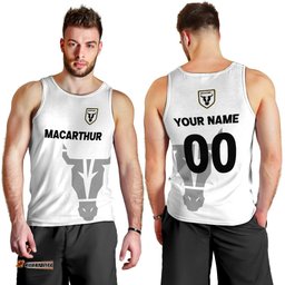 (Custom Personalised) Macarthur Pride Men Tank Top -