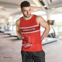 Personalised Australia Rugby Men Tank Top Illawarra Cutters Sporty Style