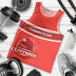 Personalised Australia Rugby Men Tank Top Illawarra Cutters Sporty Style