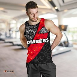 Bombers Naidoc Week Men's Tank Top Essendon Ingenious Spesial Version