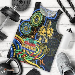 Titans Rugby Aboriginal Art Men Tank Top NAIDOC Indigenous Tribal