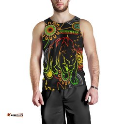 Panthers Rugby Men Tank Top - Custom Indigenous Black Panthers Men Tank Top RLT13