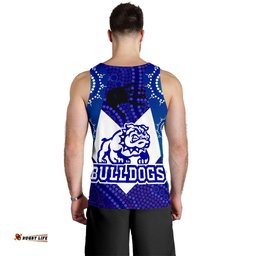 Bulldogs Men Tank Top Aboriginal Country Style