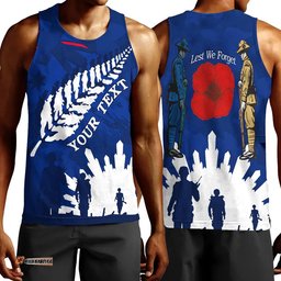 Vibe Hoodie Clothing - (Custom) Australia Anzac Camouflage Mix Fern Men Tank Top