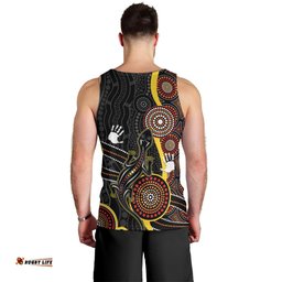 PALYKU Australia Lizard Aboriginal Art Men Tank Top