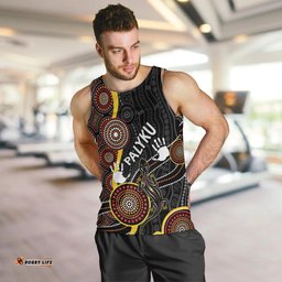 PALYKU Australia Lizard Aboriginal Art Men Tank Top