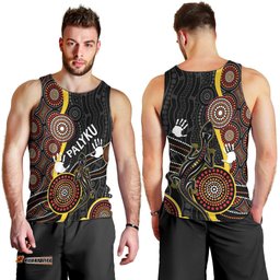 PALYKU Australia Lizard Aboriginal Art Men Tank Top