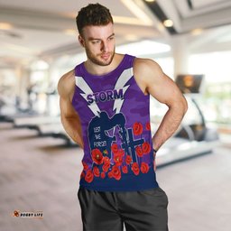 Melbourne Storm Anzac Day Camo Men Tank Top -