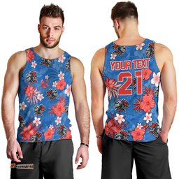 Custom Knights Rugby Men Tank Top Beautiful Floral Pattern Spring Summer Vibe