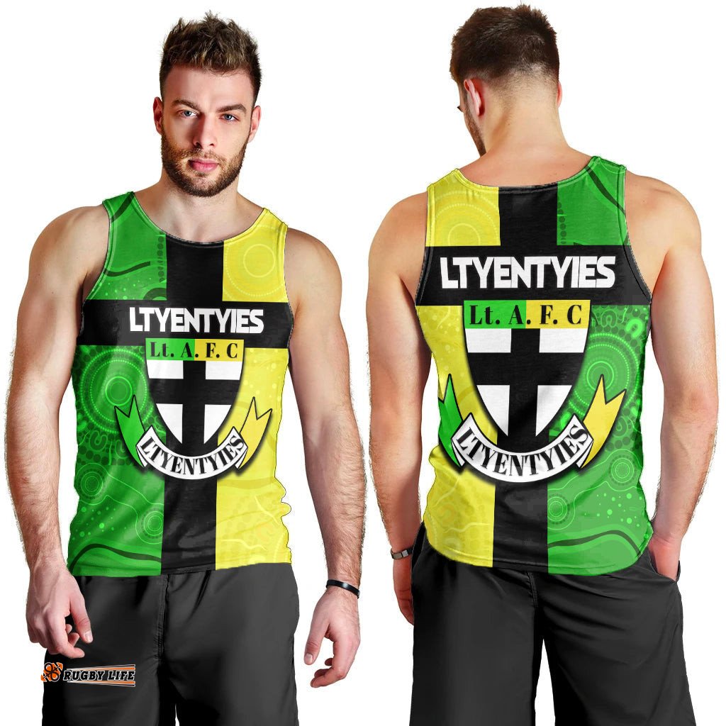 Ltyentyies Lt. A. F. C Men Tank Top Australian Football Aboriginal