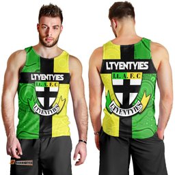 Ltyentyies Lt. A. F. C Men Tank Top Australian Football Aboriginal