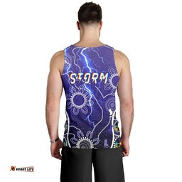 Melbourne Storm Men Tank Top Unique Indigenous