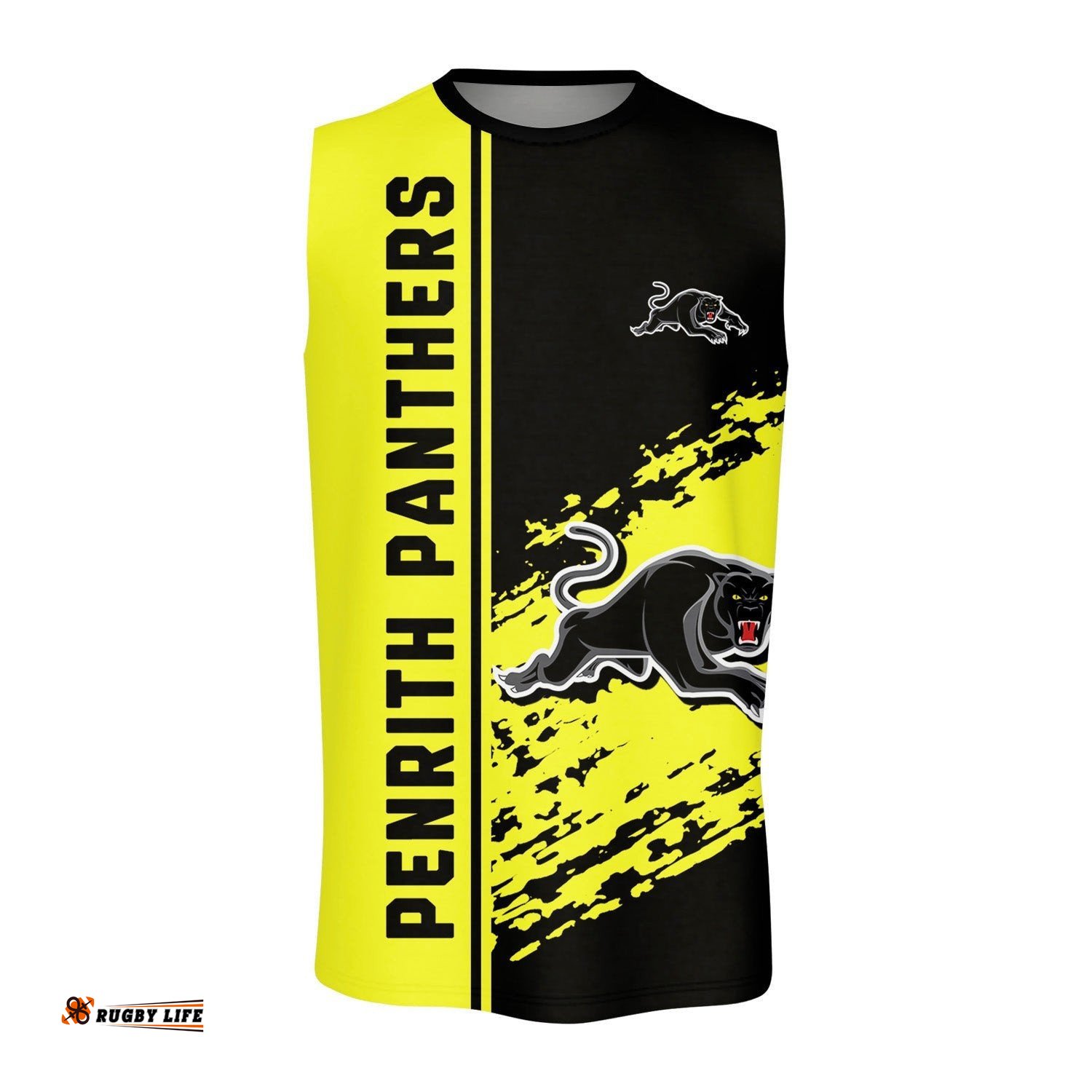 Penrith Panthers O-neck Tank Top Quarter Style - NRL