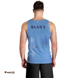 NSW Blues Indigenous Men Tank Top New South Wales