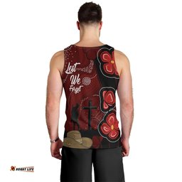 ANZAC Aboriginal Australia Men Tank Top For the Fallen