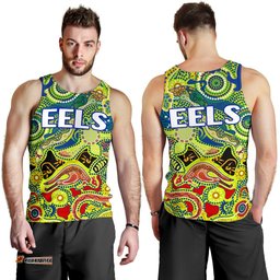 Parramatta Men's Tank Top Eels Unique Indigenous