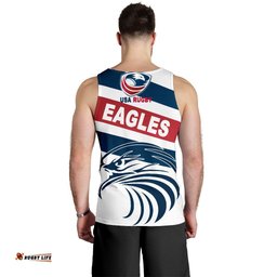USA Rugby Men's Tank Top Eagles Original Style