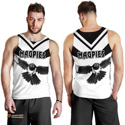 Western Suburbs Magpies Men's Tank Top Original Style - White