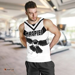 Western Suburbs Magpies Men's Tank Top Original Style - White