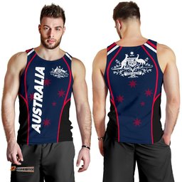 Men's Tank Top - Australian Coat Of Arms Mens Tank