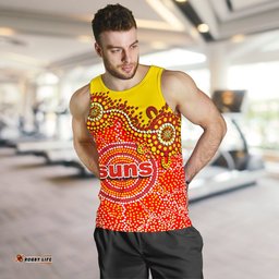 Gold Coast Men's Tank Top Suns Aboriginal